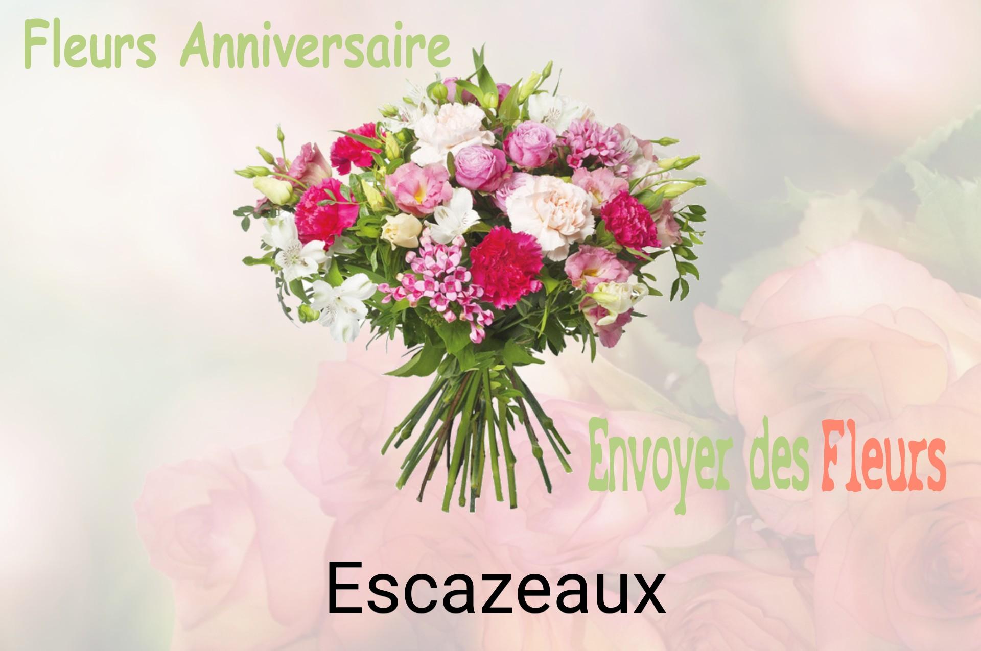 Bouquet de fleurs d’anniversaire livré à Escazeaux